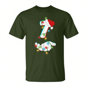 Six Seven Meme Couple Matching Christmas T-Shirt 2 Pack Holiday Outfit - Product Image 2