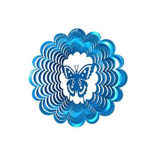 ระเหิดสีขาวทองเหลืองสแตนเลสแขวนต้นไม้ตกแต่งเครื่องประดับช่องว่างลมปินเนอร์ - Product Image 1