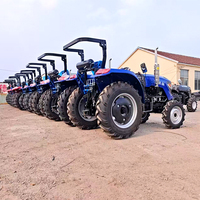 Vente chaude 4x4 50 HP Tracteurs Jardin Verger Compact Puissance Travail du sol Tracteur Hydrostatique Maison Fertiliser Récolte Tracteur