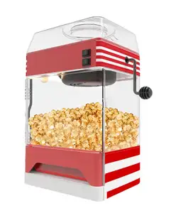 Machine à Popcorn électrique domestique automatique, avec éclairage intégré, appareil automatique de fabrication de pop-corn