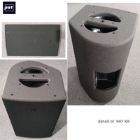 Altavoz Coaxial Pasivo de 2 Vías Pat X8, Altavoz Portátil de 8 Pulgadas de Alta Potencia, Rango Completo, Resistente al Agua, Audio de Alta Resolución para Escenario