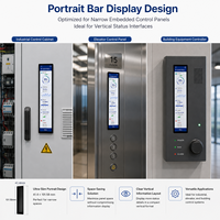شاشة عرض TMK مقاس 3.99 بوصة بدقة 400*960 من نوع IPS LED مع إضاءة خلفية، وحدة شاشة TFT LCD عمودية بتقنية RGB/MIPI للوحات الحالة الصناعية والتحكم المدمج