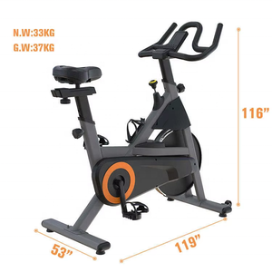 Maketec <span class=keywords><strong>Bicicletas</strong></span> de <span class=keywords><strong>Spinning</strong></span> para Interior Carga Máxima 120kgs Bicicleta Estática Portátil para Fitness en Casa - Product Image 6