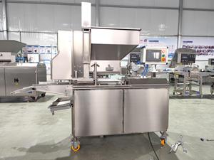 Machine de formage automatique industrielle commerciale personnalisée de haute qualité en acier inoxydable 304 pour nuggets de poulet, burgers, galettes végétaliennes et hash browns - Product Image 6