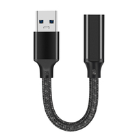 Großhandel USB 3.0 Adapter Typ C OTG Kabel Nylon mantel USB C Stecker auf USB 3.0 Buchse Verlängerung kabel für Drucker