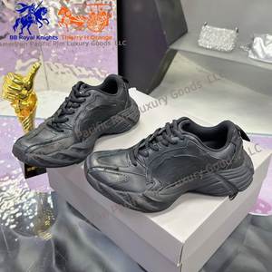 Zapatos Deportivos de Moda de Alta Calidad, Modelo Monday Black, para Skateboard y Caminar, de Piel Vacuna, Fibra de Poliéster y Cuero Genuino - Product Image 1