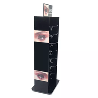 Beau présentoir de produits en carton, présentoir de maquillage en carton, présentoir pour cils et cosmétiques