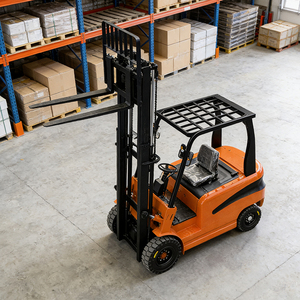 Gratis verzending Elektrische vorkheftruck Vierwielaandrijving Landbouw 2 ton <span class=keywords><strong>Mini</strong></span> elektrische vorkheftruck - Product Image 2