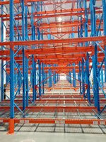Estanterías de Almacenamiento de Paletas para Almacenes, de Acero Laminado en Frío de Alta Resistencia, con Protección Contra la Corrosión, Capacidad de Carga Ligera, Media y Pesada