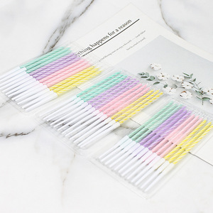 Spiral Slim Pencil-Shaped Birthday Candles Macaron Colors <b>Paraffin</b> Cake Decoration For Birthdays - Product Image 3