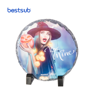 BestSub Wholesale <strong>Custom</strong> 3D Sublimation Blank Keepsake Personalised Memorial Rock Photo <strong>Slate</strong> for Home Decoration Gifts - Product Image 2