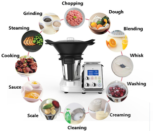 Cuisinière thermique multifonctionnelle 9 en 1 avec balance intégrée pour la cuisine - Product Image 3