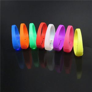 Custom Logo LED Full Silicone Glow Bracelet Concert Glow Wristband Cheering Prop Glow Wristband - Product Image 2