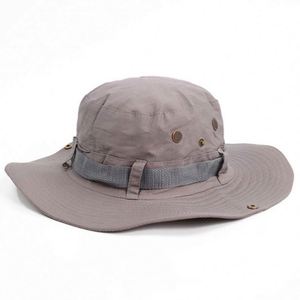 Nouveau chapeau de pêcheur unisexe en coton 100% pour l'été, style safari, décontracté, sportif, quotidien, avec sangle réglable, protection solaire - Product Image 2