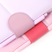 Agenda thermique 2026 Jingu populaire style Morandi en cuir PU, couverture rigide colorée avec fermeture magnétique, idéal pour les étudiants et le bureau (cadeau)