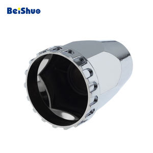 Cubierta de tuerca de camión de cúpula cromada ABS de para semirremolque, remolque o camión HD estilo atornillado - Product Image 4