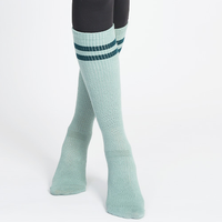 Chaussettes de yoga Bioserica Era les plus vendues avec double sangle, design antidérapant, chaussettes d'intérieur, leggings, chaussettes de fitness, chaussettes d'exercice