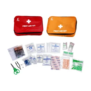 Lần đầu tiên OEM 250 mảnh đầy đủ tính năng y tế ngoài trời Survival kit Viện trợ đầu tiên trong túi nylon