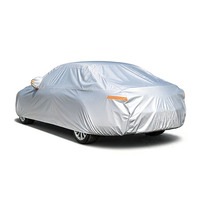 Housse de voiture en PVC 210 g/m², imperméable, anti-poussière, anti-neige, résistante aux taches, personnalisable