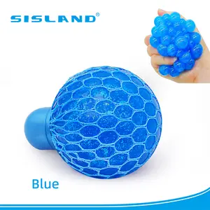 SISLAND fidget sıkmak oyuncaklar stres topları çocuklar ve yetişkinler için 3 renkli stres topları BSCI fabrika doğrudan satış