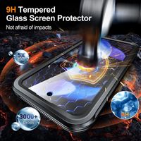 Tout compris Magnétique pour Google Pixel9A Magnetic Case Luxury Hard PC Three-Proof Outdoor Fingerprint Features 9A Transparent
