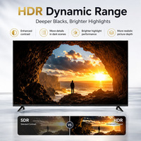 LED QLED 8K Smart TV 55/65/75/85 inch 4K UHD Android met 120Hz verversingsfrequentie voor gaming en cinema-ervaring