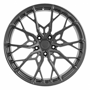 Matt Súng Màu Xám Tùy Chỉnh 21 22 23 Inch Giả Mạo Nhôm Hợp Kim Bánh Xe 5X112 5X130 Cho Q8 X7 GLS LS500 Cao Cấp SUV - Product Image 4