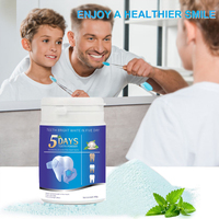 NUEVO Gel Dental Blanqueador de Dientes con Hierbas y Menta para Cuidado Bucal, con Caja para Uso Doméstico, para Eliminar Manchas en Adultos, Marca Privada