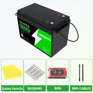 Paquete de Baterías LiFePO4 de 12V 100Ah, 12.8V, de Fosfato de Hierro y Litio para Autocaravanas, Carritos de Golf, Sistemas Solares Fuera de la Red, Paquete de Iones de Litio de Alto Rendimiento - Product Image 3