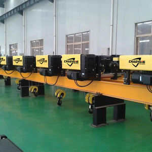 Grue à <span class=keywords><strong>double</strong></span> poutre électrique FEM Standard avec élingue à câble métallique M5, entraînement VFD, systèmes de surveillance de sécurité intelligents doubles, 1-20 tonnes - Product Image 4