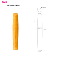 Conteneur d'emballage biodégradable pour cosmétiques OEM Tubes de Mascara vides avec brosse et bambou