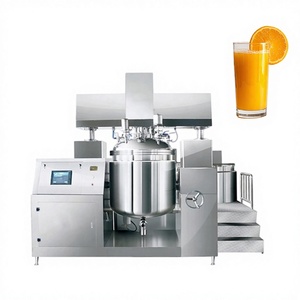 Tanque de Emulsificación al Vacío, Mezclador Homogeneizador de Alto Cizallamiento con Camisa de Calentamiento, 300L, Motor AC, para Producción de Alimentos y Cosméticos - Product Image 1