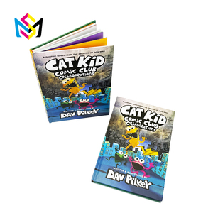 Fabrication directe du fabricant, roman graphique pour enfants personnalisé, couverture rigide, série Cat Kid Dog Man, livre de bande dessinée en couleur, histoire pour enfants - Product Image 5
