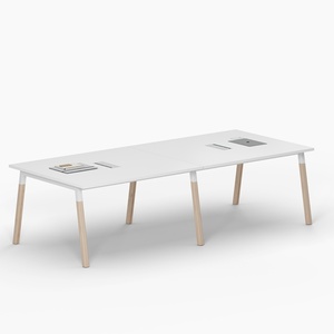 <b>Large</b> Modern Mfc Conference Room Meeting Table <b>Desk</b> Wooden Office Furniture Melamine 8 Person Boardroom Table - Product Image 1