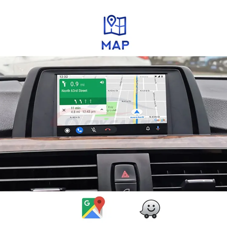 E60 E61 F10 F11 F07 F18 inalámbrico de Apple Carplay decodificador Android Auto activación herramienta para la serie 5 coche Cic sistema pantalla Radio