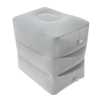Coussinets gonflables portables, repose-pieds de repos de vol, adaptés aux voyages d'affaires, voyages et utilisation au bureau