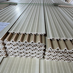 Decoración Interior WPC <span class=keywords><strong>Panel</strong></span> de pared estriado <span class=keywords><strong>Panel</strong></span> de revestimiento Tablero de revestimiento compuesto de plástico estriado - Product Image 3
