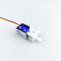 Válvula Solenoide de Plástico de Ingeniería Micro de 2P3W DC6V 12V 24V con Bomba de Diafragma de 2 Posiciones y 3 Vías Normalmente Abierta de Baja Presión