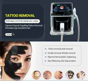 Peremajaan kulit portabel baru tiga panjang gelombang penghilang pigmentasi mesin Q Alih - Product Image 4