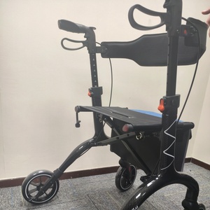 Andador Ultra Portátil de Fibra de Carbono de 6 kg con Asiento Confortable y Frenos - Product Image 2