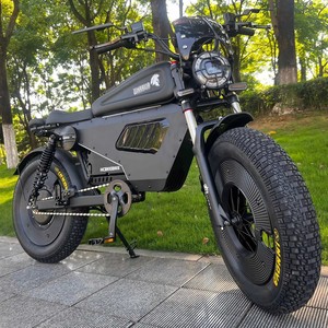 Bicicleta Eléctrica de Carretera Guerrero Negro con Espejo Retrovisor y Motor en el Buje Trasero de Aleación de Aluminio para Nieve sin Escobillas con Batería de Litio - Product Image 5