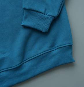 T-shirt vintage à manches courtes en molleton français surdimensionné et lourd, 100% coton, anti-rétrécissement, logo personnalisé sur le devant, lavage à l'acide, pour homme - Product Image 3