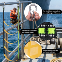 Échelle de bateau multifonctionnelle en tissu léger, empilable, gonflable et pliable, pour bords de yacht, vente chaude transfrontalière