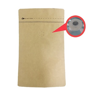 <span class=keywords><strong>Doypack</strong></span>-Túi giấy kraft có thể phân hủy sinh học và tái chế, bao bì thực phẩm và cà phê, Ziplock, kích cỡ tùy chỉnh - Product Image 4