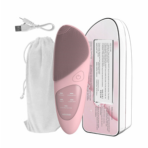 Soins de la peau électriques pour le visage, brosse nettoyante, masseur facial
