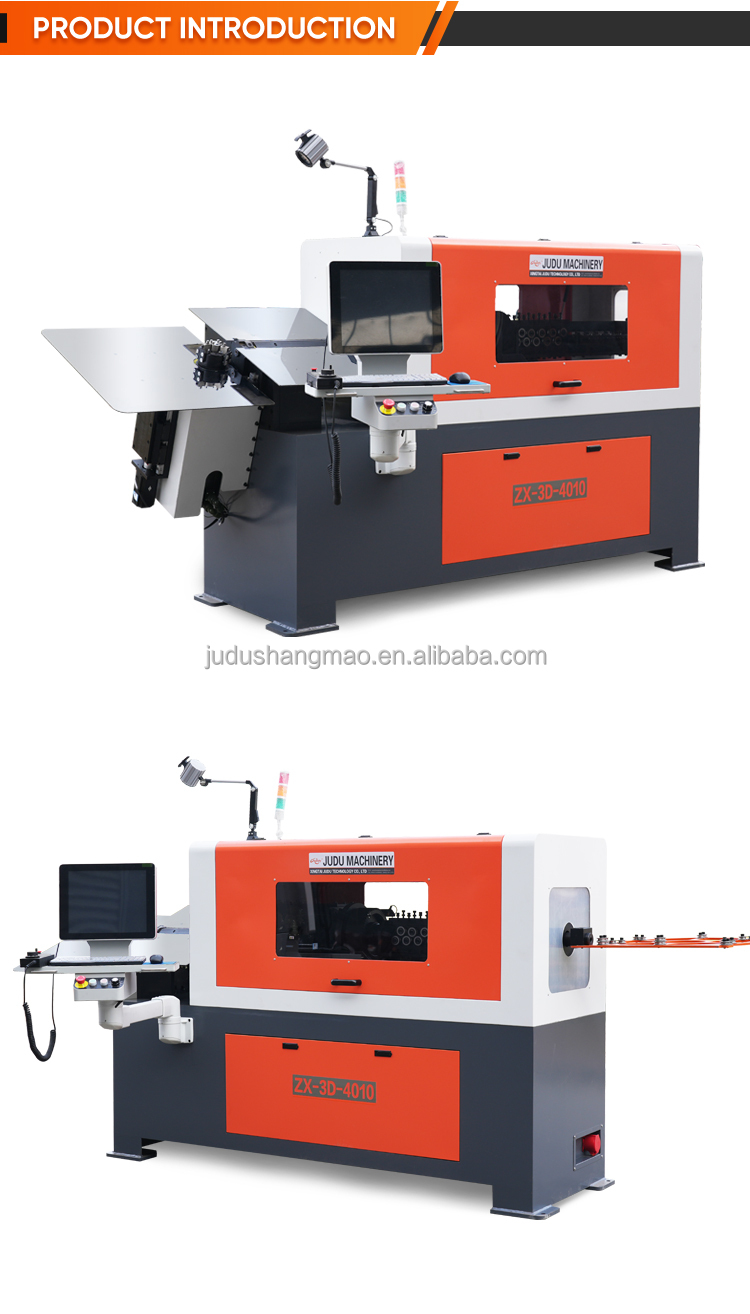 ZX-3D-4010 7 Axis 3D Wire Bending Machine - Customized Solutions