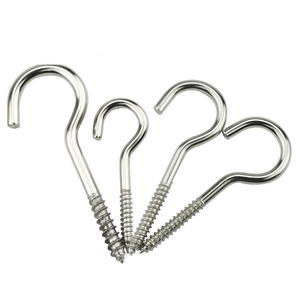 Hongyu Light Lifter Hooks 05 17 Carbon Steel Screw In Eyelet Hook For Hanging - Product Image 3