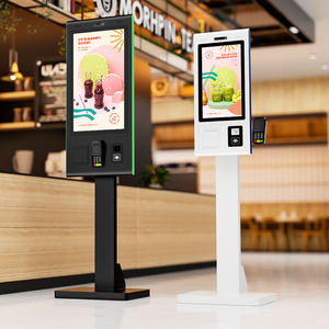 Kiosque libre-service haut de gamme de 27 pouces pour intérieur, avec <span class=keywords><strong>lecteur</strong></span> de codes-barres, impression de factures et paiement par <span class=keywords><strong>QR</strong></span> code, pour hôtels et stations balnéaires - Product Image 1
