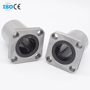 محامل خطية LMK...UU مقاومة للحرارة والصدمات، محامل كروية دائرية ومربعة وبيضاوية LMK16UU مع حواف للحركة الخطية - Product Image 1