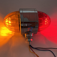 Nouveau Double Face Ovale LED Pastèque Lumière Double Couleur Torpille Piédestal Fender Dome Signal Lamp Under Glow Light pour une utilisation polyvalente